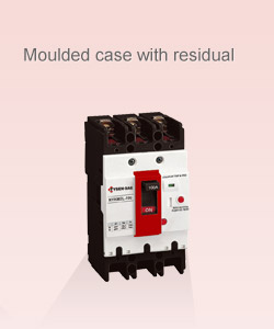 Moulded case with residual