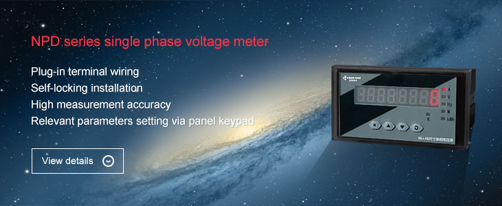 NPD series single phase voltage meter